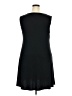 Apt. 9 Solid Black Casual Dress Size 2X - photo 2
