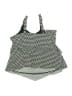 Septangle Chevron-herringbone Black Swimsuit Top Size 12 - photo 2