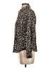J.Crew Animal Print Brown Long Sleeve Blouse Size 2 - photo 5