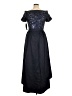 PAPELL Studio 100% Polyester Blue Cocktail Dress Size 14 - photo 2