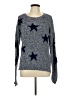 If It Were Me Stars Blue Pullover Sweater Size L - photo 1