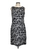 Tiana B. Graphic Black Cocktail Dress Size 12 - photo 1