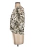 By & By Animal Print Ivory 3/4 Sleeve Blouse Size S - photo 5