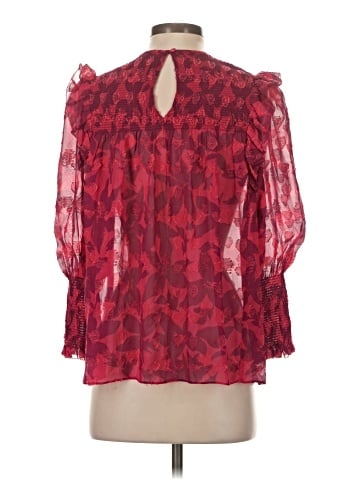 Joie 3/4 Sleeve Silk Top (view 2)