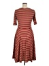 Lularoe Stripes Brown Casual Dress Size XL - photo 2
