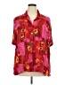 Anna Maxwell 100% Rayon Color Block Red Short Sleeve Blouse Size 2X - photo 1