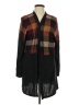 Maurices Plaid Black Cardigan Size L - photo 1