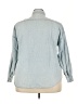 Assorted Brands 100% Cotton Blue Long Sleeve Button-Down Shirt Size 4X (estimated) - photo 2
