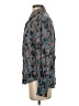 Peruvian Connection Print Teal Long Sleeve Blouse Size XXS (estimated) - photo 5