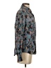 Peruvian Connection Print Teal Long Sleeve Blouse Size XXS (estimated) - photo 4