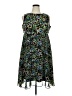Taylor Paisley Green Cocktail Dress Size 14W - photo 1