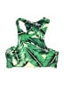 Cupshe 100% Polyester Tropical Green Swimsuit Top Size S - photo 1
