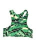 Cupshe 100% Polyester Tropical Green Swimsuit Top Size S - photo 2