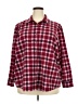 Riders by Lee 100% Polyester Red Cardigan Size 2X - photo 1