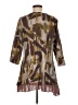 LOGO Lounge Brown 3/4 Sleeve Blouse Size M - photo 2