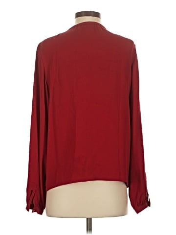 Diane von Furstenberg Long Sleeve Silk Top (view 2)