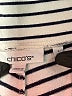Chico's Stripes White Shorts Size Med (1) - photo 3