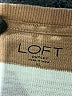 Ann Taylor LOFT Outlet Stripes Tan Pullover Sweater Size XL - photo 7