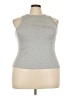 Shein Curve Silver Tank Top Size 4X - photo 1