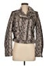 CoffeeShop 100% Polyester Animal Print Gold Jacket Size M - photo 1