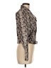 CoffeeShop 100% Polyester Animal Print Gold Jacket Size M - photo 4