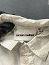 Mini Rodini 100% Cotton Solid White Long Sleeve Button-Down Shirt Size 80 cm / US 12-18 MO - photo 3