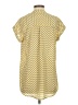 Carolina Belle 100% Polyester Polka Dots Yellow Short Sleeve Blouse Size S - photo 2