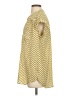 Carolina Belle 100% Polyester Polka Dots Yellow Short Sleeve Blouse Size S - photo 5