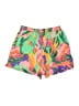 Stone Fox 100% Linen Tropical Orange Shorts Size XS - photo 2