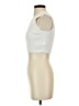 Unbranded 100% Polyester Ivory Tank Top Size XXS (estimated) - photo 5