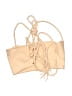 MANDALYNN Tan Swimsuit Top Size L - photo 2