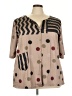 Unbranded Tan 3/4 Sleeve Blouse Size 4X - photo 1