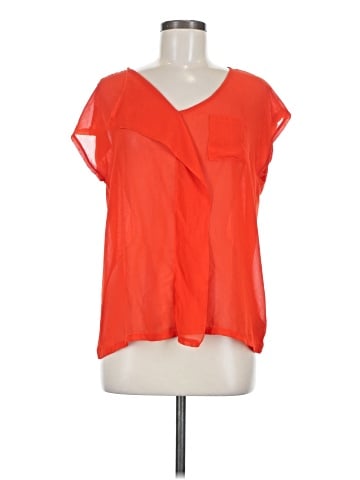 August Silk Short Sleeve Blouse (view 1)