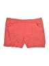 Elevenses Solid Red Shorts Size 12 - photo 1