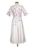 eShakti 100% Polyester White Cocktail Dress Size S - photo 2