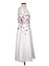 eShakti 100% Polyester White Cocktail Dress Size S - photo 4