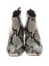Marc Jacobs 100% Leather Gray Ivory Ankle Boots Size EU 37 1/2 - photo 2