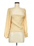 J.Crew 100% Polyester Gold 3/4 Sleeve Blouse Size M - photo 1