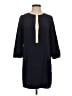 J.Crew 100% Silk Solid Blue Casual Dress Size 2 - photo 1