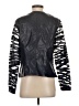 Lopez 100% Polyester Animal Print Black Jacket Size S - photo 2