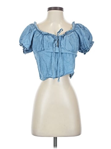 E&M Collection Short Sleeve Blouse (view 1)