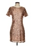 Verty 100% Polyester Metallic Brown Cocktail Dress Size S (estimated) - photo 1