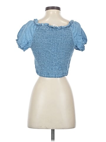 E&M Collection Short Sleeve Blouse (view 2)