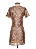Verty 100% Polyester Metallic Brown Cocktail Dress Size S (estimated) - photo 2