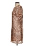 Verty 100% Polyester Metallic Brown Cocktail Dress Size S (estimated) - photo 5