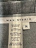 Max Studio 100% Cotton Chevron-herringbone Gray Casual Skirt Size M - photo 4