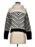 Narciso Rodriguez 100% Acrylic Houndstooth Ivory Turtleneck Sweater Size S - photo 1