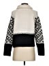 Narciso Rodriguez 100% Acrylic Houndstooth Ivory Turtleneck Sweater Size S - photo 2