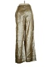 Unbranded 100% Polyester Metallic Gold Casual Pants Size S - photo 2