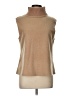Ellison Tan Short Sleeve Turtleneck Size L - photo 1